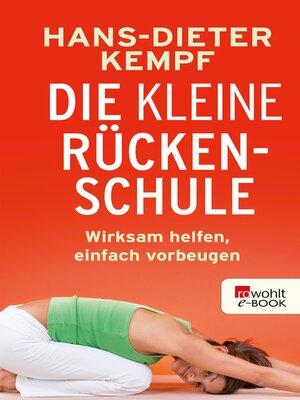 cover image of Die kleine Rückenschule